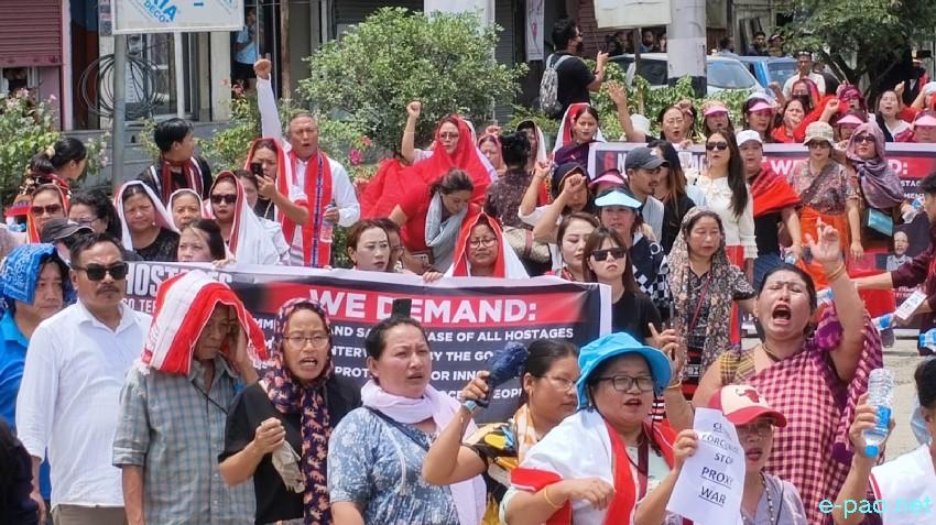 Protest Rally at New Checkon demanding release of six Naga civilians :: May 25th 2026