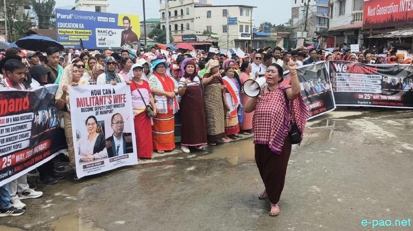 Protest Rally at New Checkon demanding release of six Naga civilians :: May 25th 2026