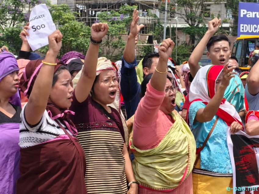 Protest Rally at New Checkon demanding release of six Naga civilians :: May 25th 2026
