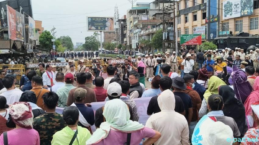 Protest Rally at New Checkon demanding release of six Naga civilians :: May 25th 2026