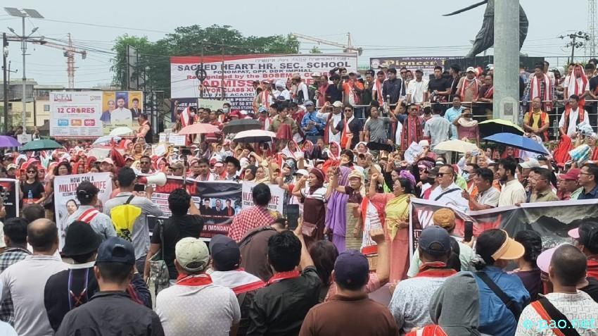 Protest Rally at New Checkon demanding release of six Naga civilians :: May 25th 2026