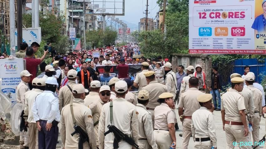 Protest Rally at New Checkon demanding release of six Naga civilians :: May 25th 2026