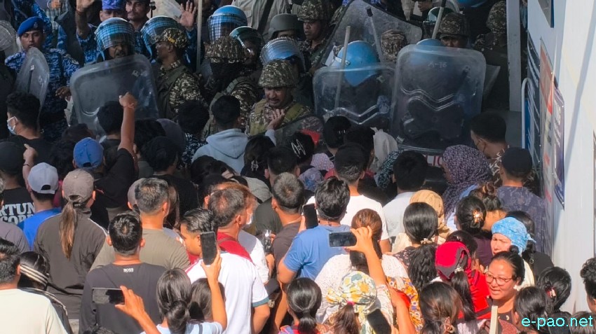Protest erupted over admission of 3 injured Kuki individuals brought to RIMS Hospital, Imphal :: June 15th 2026