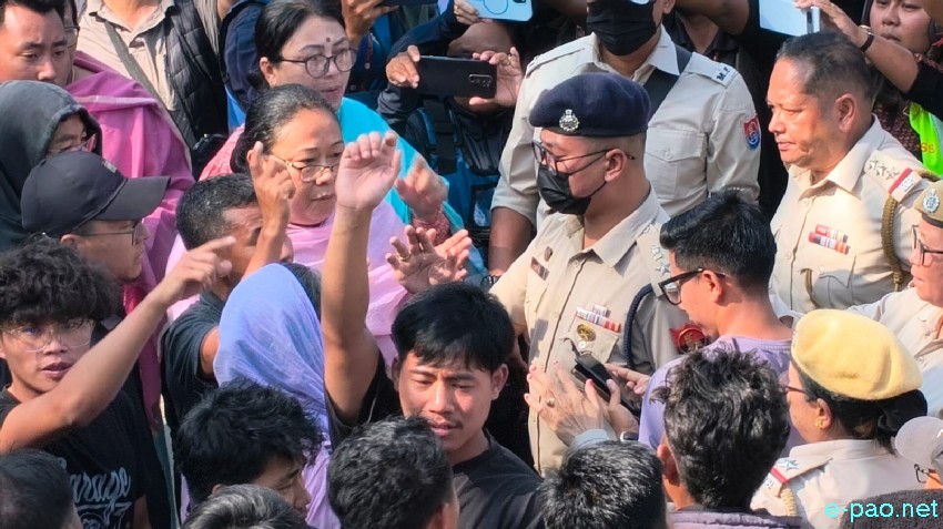 Protest erupted over admission of 3 injured Kuki individuals brought to RIMS Hospital, Imphal :: June 15th 2026