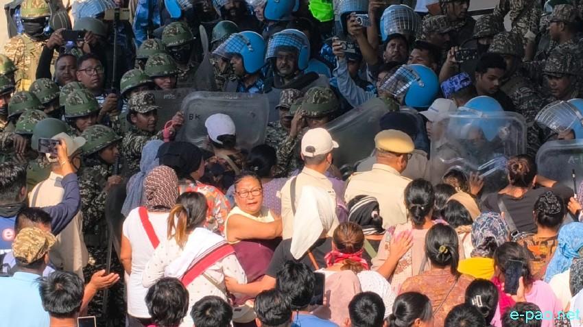 Protest erupted over admission of 3 injured Kuki individuals brought to RIMS Hospital, Imphal :: June 15th 2026