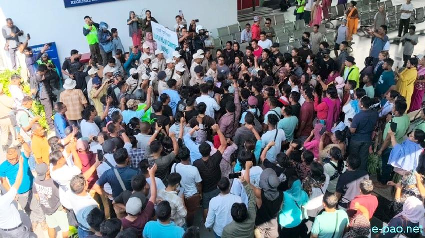Protest erupted over admission of 3 injured Kuki individuals brought to RIMS Hospital, Imphal :: June 15th 2026