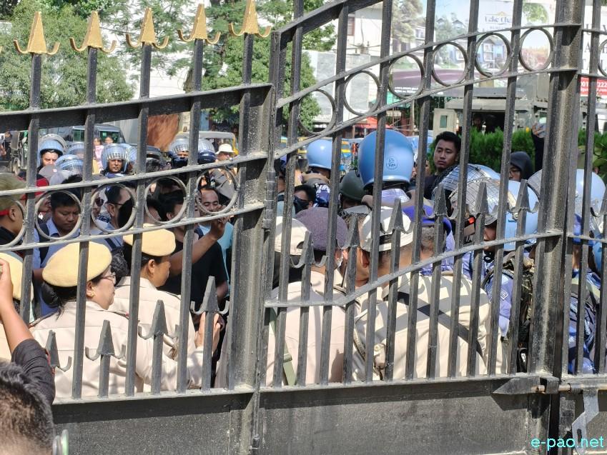 Protest erupted over admission of 3 injured Kuki individuals brought to RIMS Hospital, Imphal :: June 15th 2026