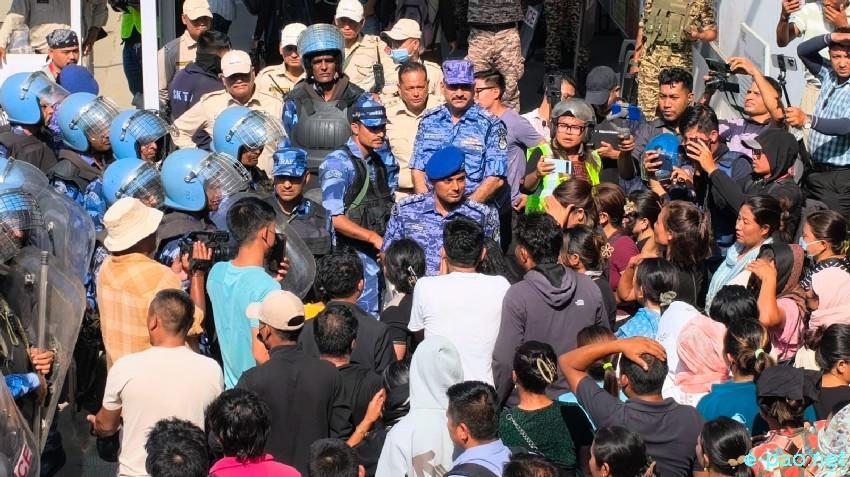 Protest erupted over admission of 3 injured Kuki individuals brought to RIMS Hospital, Imphal :: June 15th 2026