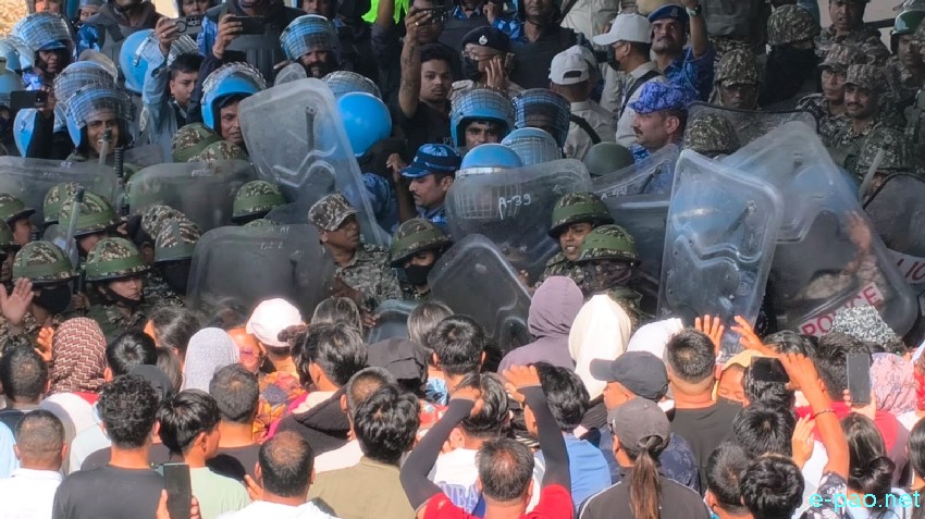 Protest erupted over admission of 3 injured Kuki individuals brought to RIMS Hospital, Imphal :: June 15th 2026