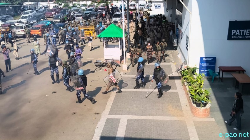 Protest erupted over admission of 3 injured Kuki individuals brought to RIMS Hospital, Imphal :: June 15th 2026