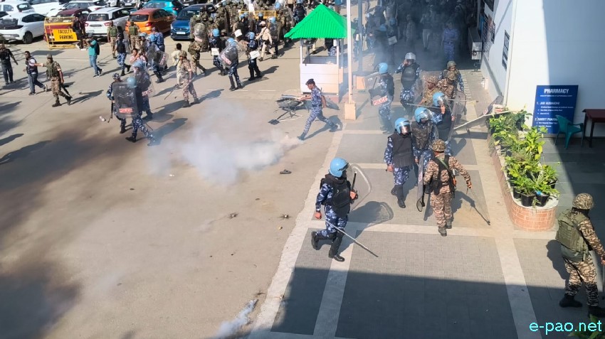 Protest erupted over admission of 3 injured Kuki individuals brought to RIMS Hospital, Imphal :: June 15th 2026