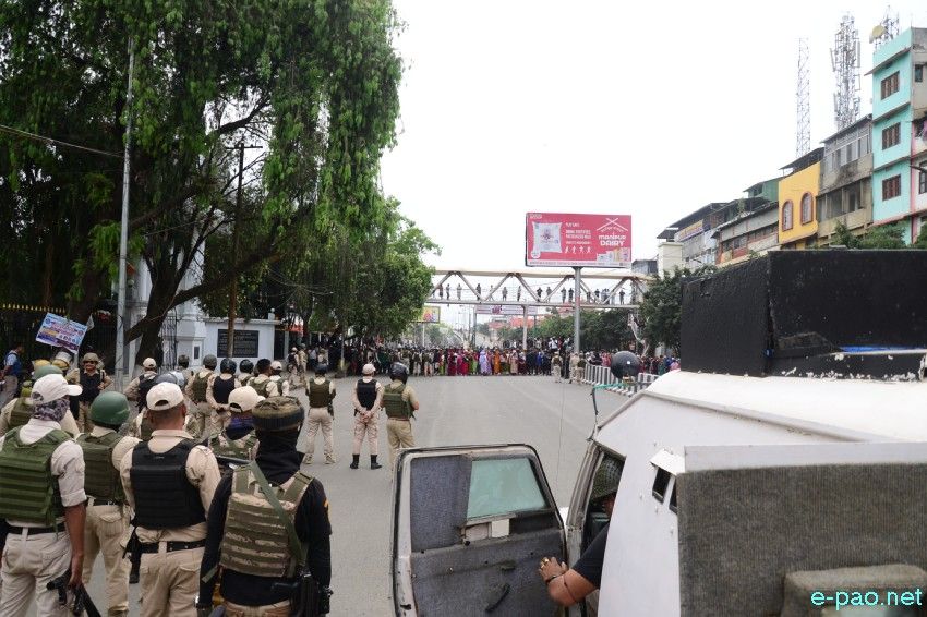 Leingakta Meeyamgi Wahang Khongchat : Thousands of protesters marched towards Chief Minister's residence :: April 25 2026