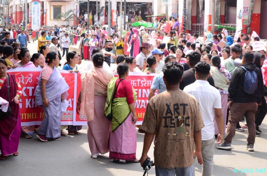 Leingakta Meeyamgi Wahang Khongchat : Thousands of protesters marched towards Chief Minister's residence :: April 25 2026