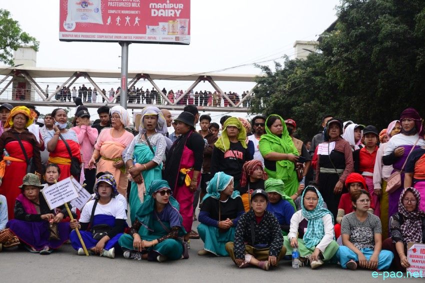 Leingakta Meeyamgi Wahang Khongchat : Thousands of protesters marched towards Chief Minister's residence :: April 25 2026