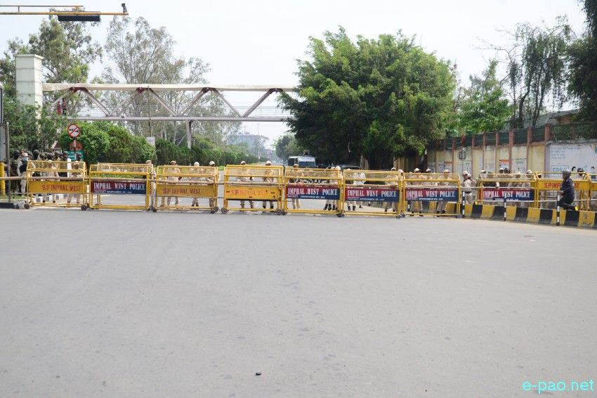 Leingakta Meeyamgi Wahang Khongchat : Thousands of protesters marched towards Chief Minister's residence :: April 25 2026