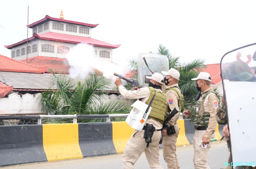 Leingakta Meeyamgi Wahang Khongchat : Thousands of protesters marched towards Chief Minister's residence :: April 25 2026