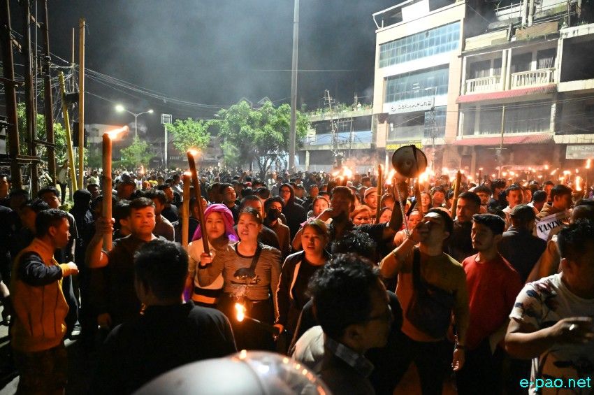 Tronglaobi terror attack : Meira (Torch) Protest  Rally at Singjamei :: 16th April 2026