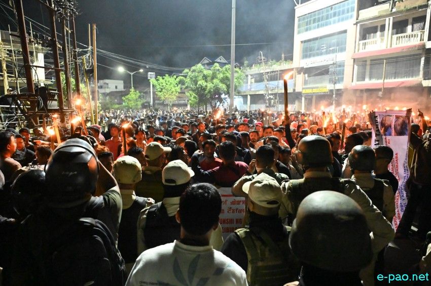Tronglaobi terror attack : Meira (Torch) Protest  Rally at Singjamei :: 16th April 2026