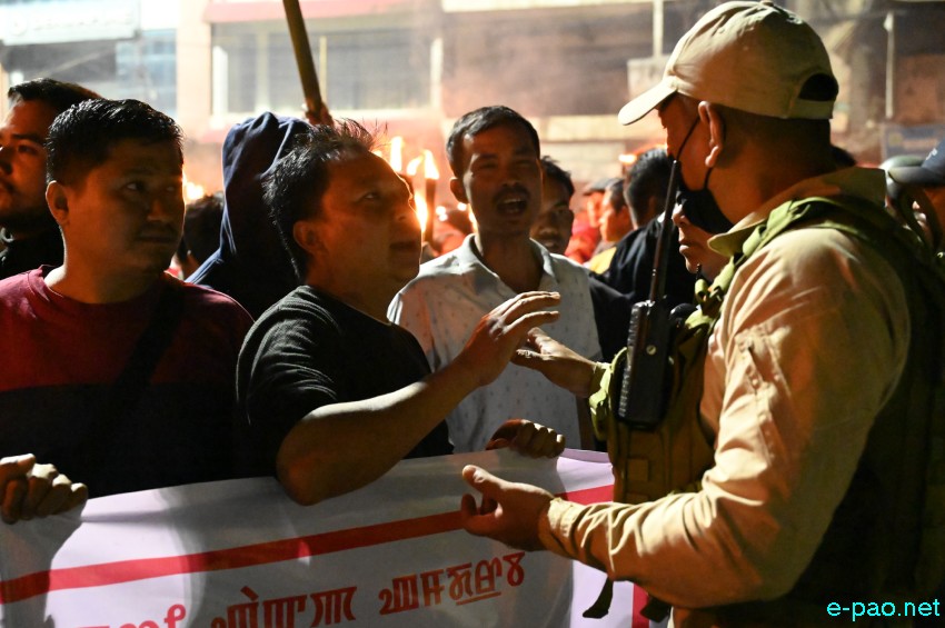 Tronglaobi terror attack : Meira (Torch) Protest  Rally at Singjamei :: 16th April 2026