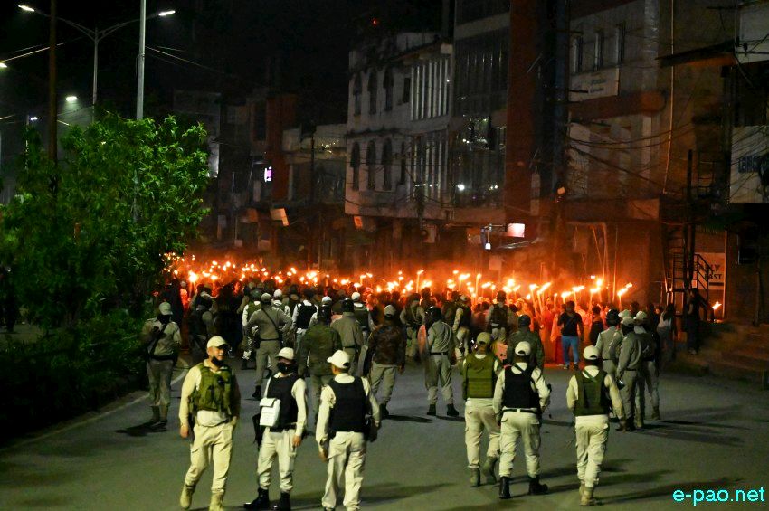 Tronglaobi terror attack : Meira (Torch) Protest Rally at Singjamei :: 16th April 2026