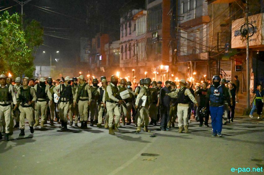 Tronglaobi terror attack : Meira (Torch) Protest Rally at Singjamei :: 16th April 2026
