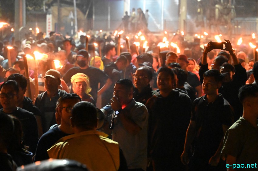 Tronglaobi terror attack : Meira (Torch) Protest Rally at Singjamei :: 16th April 2026