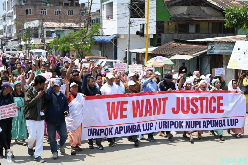 #tronglaobitragedy : Mass Rally by Uripok Apunba Lup / Uripok Apunba Nupi Lup at Uripok :: 12th April 2026