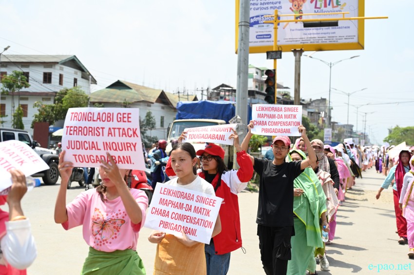 #tronglaobitragedy : Mass Rally by Uripok Apunba Lup / Uripok Apunba Nupi Lup at Uripok :: 12th April 2026