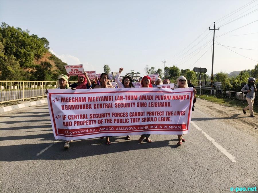 Mass Protest Rally demands withdrawal of Central forces at Waithou Keithel :: May 06 2026