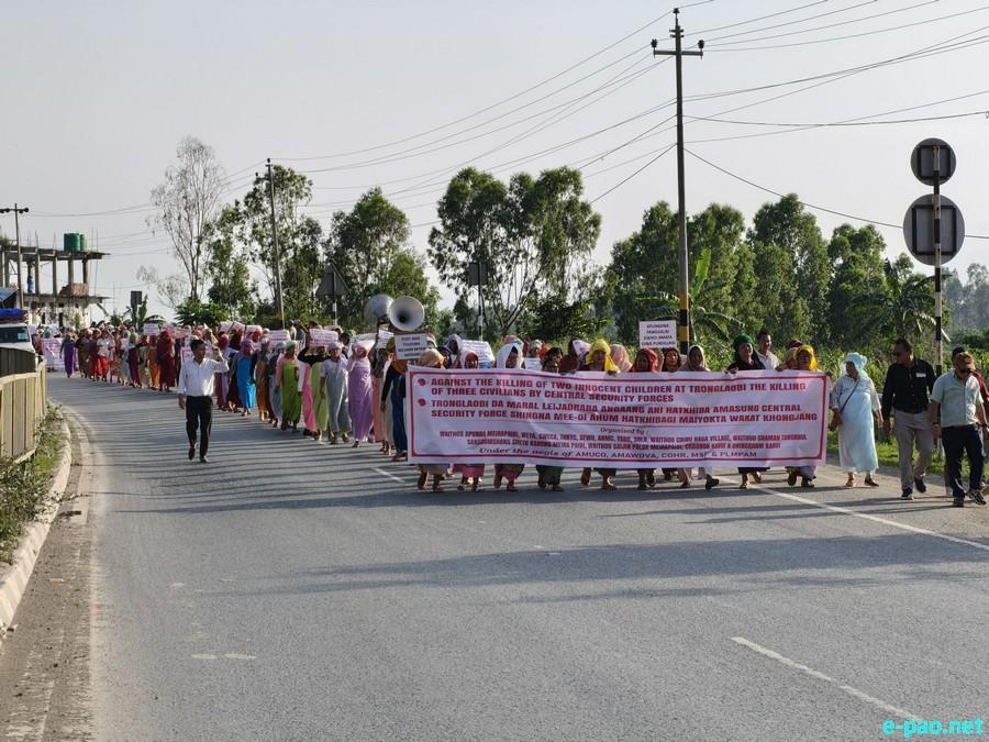 Mass Protest Rally at Waithou condemns civilian killings at Tronglaobi, TM Kasom :: May 06 2026