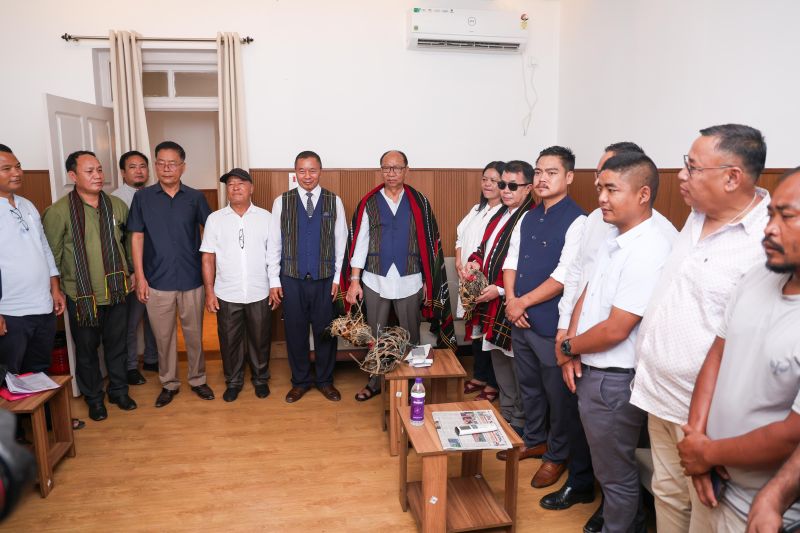 Zomi Leaders of Churachandpur visits Imphal to meet CM Y Khemchand at Babupara :: July 31st 2026