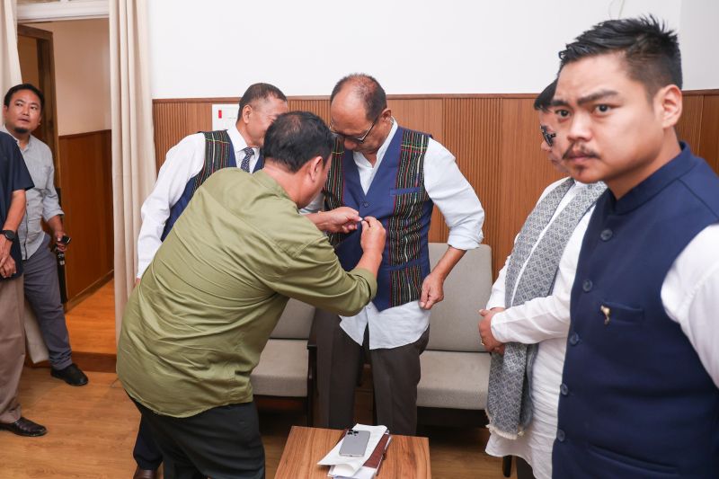 Zomi Leaders of Churachandpur visits Imphal to meet CM Y Khemchand at Babupara :: July 31st 2026