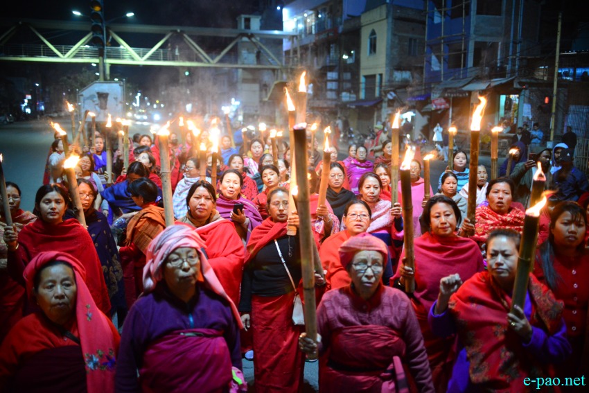 Protest for scrapping of Suspension of Operation (SoO) agreement at Imphal :: February 28 2024