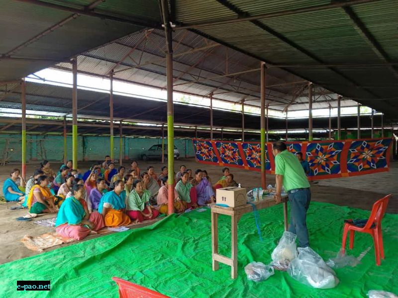   Training on cultivation of mushroom at Potshagbam 